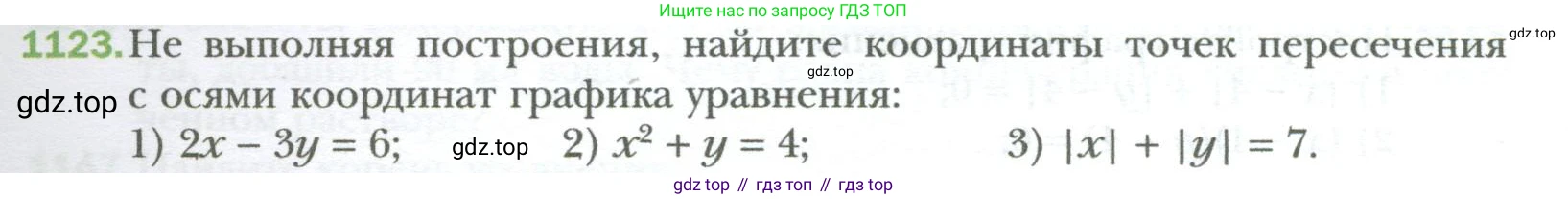 ГДЗ Алгебра, 7 класс Учебник, авторы: Мерзляк Аркадий Григорьевич, Полонский Виталий Борисович, Якир Михаил Семёнович, издательство Просвещение, Москва, 2023, голубого цвета, страница 215, номер 1123, Условие