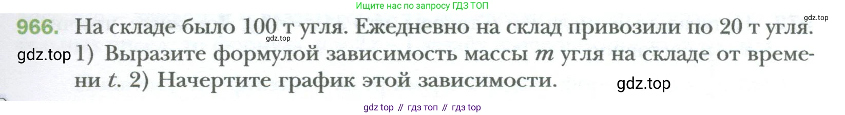 ГДЗ Алгебра, 7 класс Учебник, авторы: Мерзляк Аркадий Григорьевич, Полонский Виталий Борисович, Якир Михаил Семёнович, издательство Просвещение, Москва, 2023, голубого цвета, страница 173, номер 966, Условие