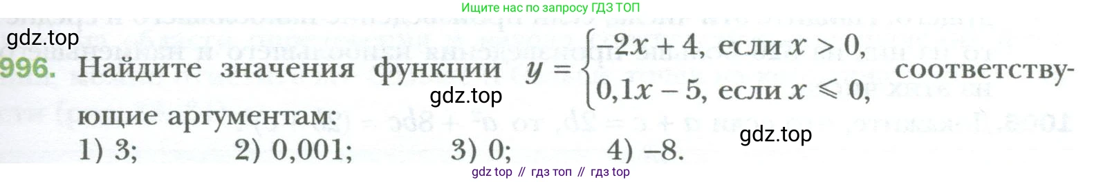 ГДЗ Алгебра, 7 класс Учебник, авторы: Мерзляк Аркадий Григорьевич, Полонский Виталий Борисович, Якир Михаил Семёнович, издательство Просвещение, Москва, 2023, голубого цвета, страница 179, номер 996, Условие