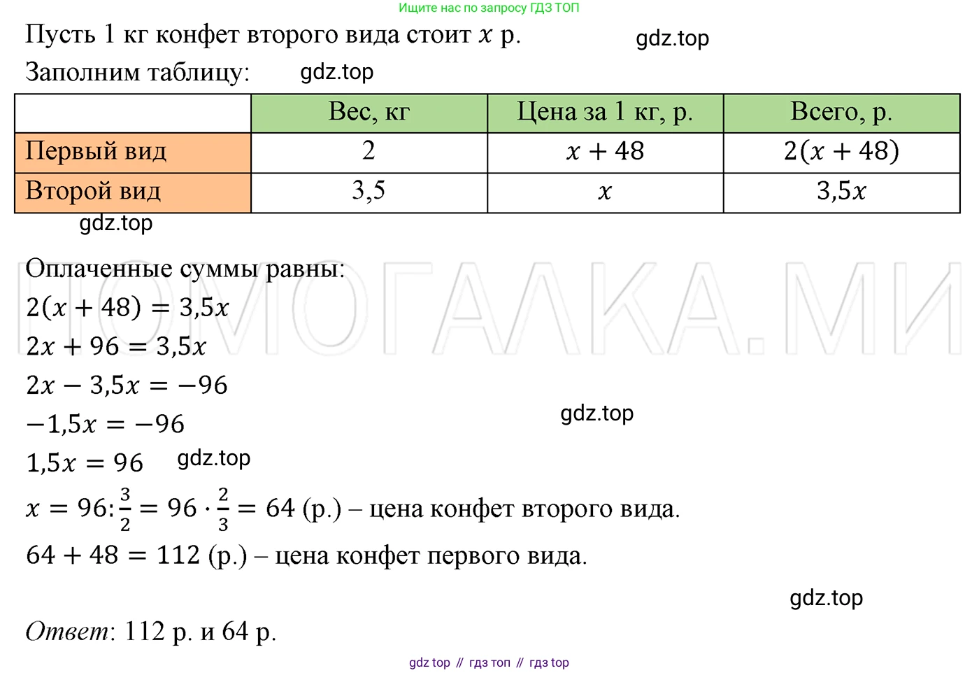 ГДЗ Алгебра, 7 класс Учебник, авторы: Мерзляк Аркадий Григорьевич, Полонский Виталий Борисович, Якир Михаил Семёнович, издательство Просвещение, Москва, 2023, голубого цвета, страница 31, номер 166, Решение 3