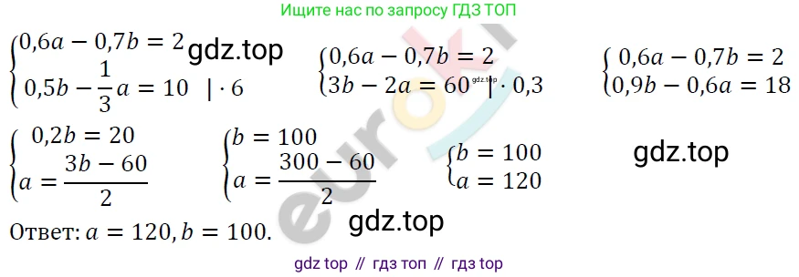 ГДЗ Алгебра, 7 класс Учебник, авторы: Мерзляк Аркадий Григорьевич, Полонский Виталий Борисович, Якир Михаил Семёнович, издательство Просвещение, Москва, 2023, голубого цвета, страница 252, номер 1316, Решение 4