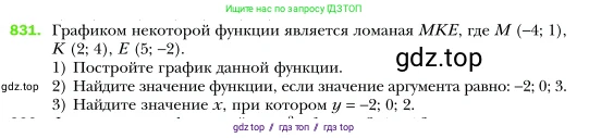 Алгебра, 7 класс Учебник, авторы: Мерзляк Аркадий Григорьевич, Полонский Виталий Борисович, Якир Михаил Семёнович, издательство Просвещение, Москва, 2016 - 2022, страница 160, номер 831, Условие