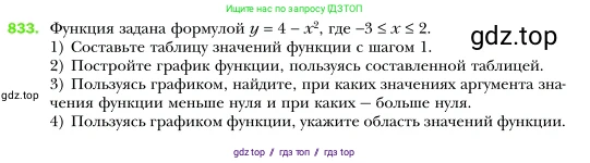 Алгебра, 7 класс Учебник, авторы: Мерзляк Аркадий Григорьевич, Полонский Виталий Борисович, Якир Михаил Семёнович, издательство Просвещение, Москва, 2016 - 2022, страница 160, номер 833, Условие