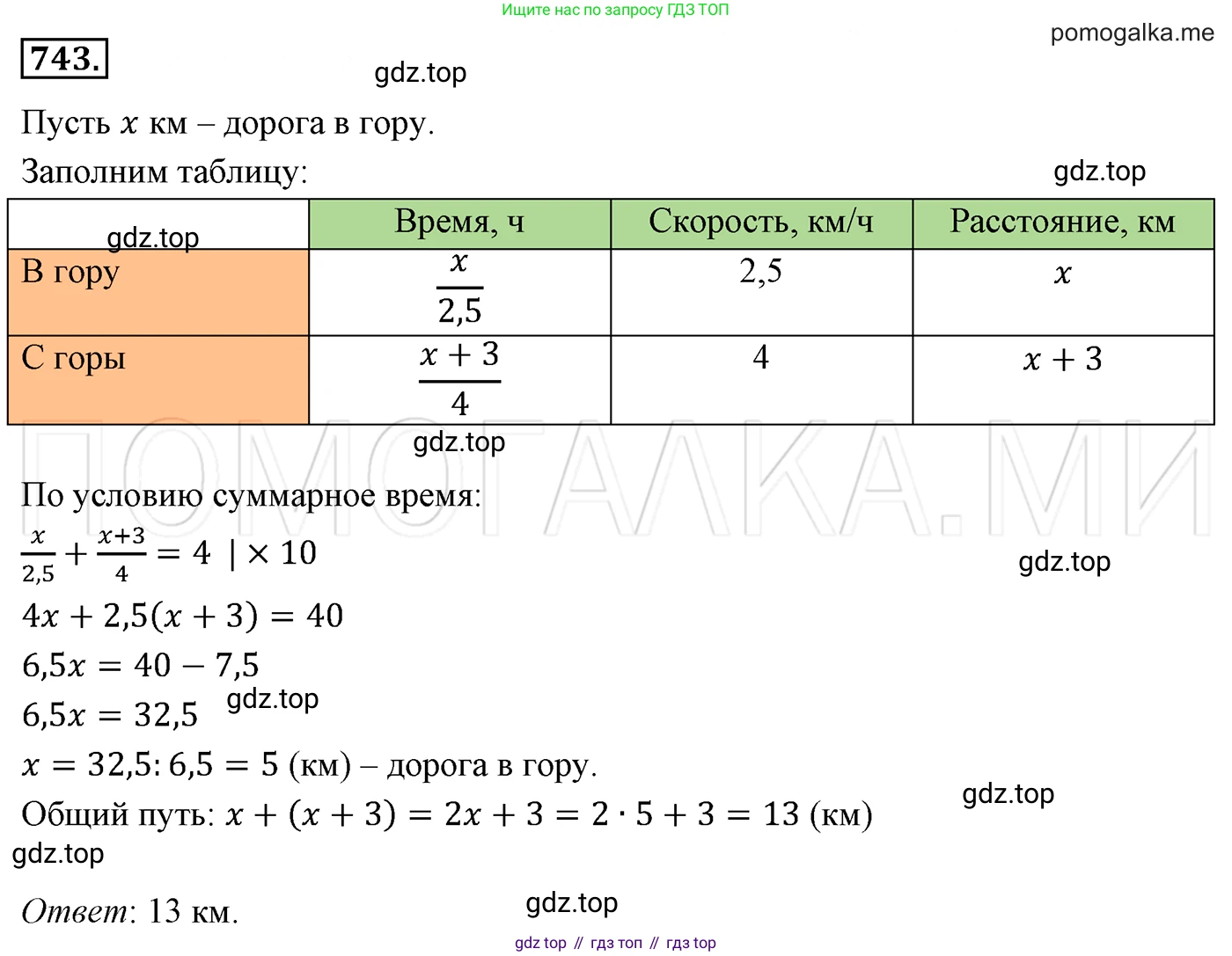 Алгебра, 7 класс Учебник, авторы: Мерзляк Аркадий Григорьевич, Полонский Виталий Борисович, Якир Михаил Семёнович, издательство Просвещение, Москва, 2016 - 2022, страница 127, номер 743, Решение 3