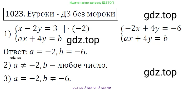 Алгебра, 7 класс Учебник, авторы: Мерзляк Аркадий Григорьевич, Полонский Виталий Борисович, Якир Михаил Семёнович, издательство Просвещение, Москва, 2016 - 2022, страница 202, номер 1023, Решение 4