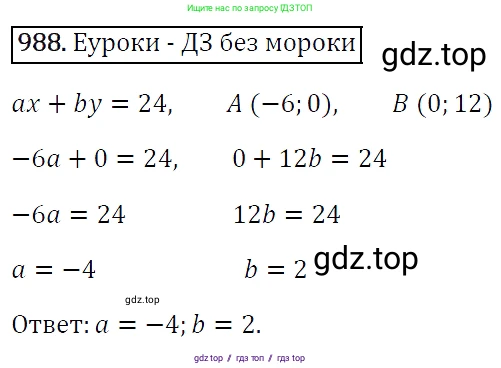 Алгебра, 7 класс Учебник, авторы: Мерзляк Аркадий Григорьевич, Полонский Виталий Борисович, Якир Михаил Семёнович, издательство Просвещение, Москва, 2016 - 2022, страница 192, номер 988, Решение 4