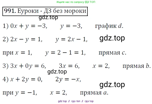 Алгебра, 7 класс Учебник, авторы: Мерзляк Аркадий Григорьевич, Полонский Виталий Борисович, Якир Михаил Семёнович, издательство Просвещение, Москва, 2016 - 2022, страница 193, номер 991, Решение 4