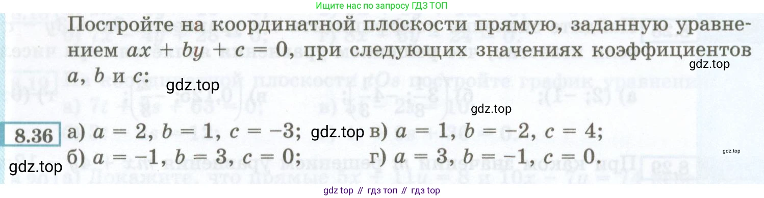 ГДЗ Алгебра, 7 класс Учебник, авторы: Мордкович Александр Григорьевич, Александрова Лилия Александровна, Мишустина Татьяна Николаевна, Тульчинская Елена Ефимовна, издательство Мнемозина, Москва, 2019, Часть 2, страница 46, номер 8.36, Условие
