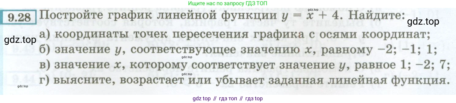 ГДЗ Алгебра, 7 класс Учебник, авторы: Мордкович Александр Григорьевич, Александрова Лилия Александровна, Мишустина Татьяна Николаевна, Тульчинская Елена Ефимовна, издательство Мнемозина, Москва, 2019, Часть 2, страница 49, номер 9.28, Условие