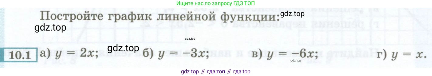 ГДЗ Алгебра, 7 класс Учебник, авторы: Мордкович Александр Григорьевич, Александрова Лилия Александровна, Мишустина Татьяна Николаевна, Тульчинская Елена Ефимовна, издательство Мнемозина, Москва, 2019, Часть 2, страница 55, номер 10.1, Условие