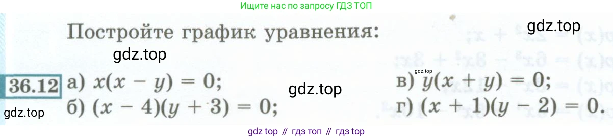 ГДЗ Алгебра, 7 класс Учебник, авторы: Мордкович Александр Григорьевич, Александрова Лилия Александровна, Мишустина Татьяна Николаевна, Тульчинская Елена Ефимовна, издательство Мнемозина, Москва, 2019, Часть 2, страница 160, номер 36.12, Условие