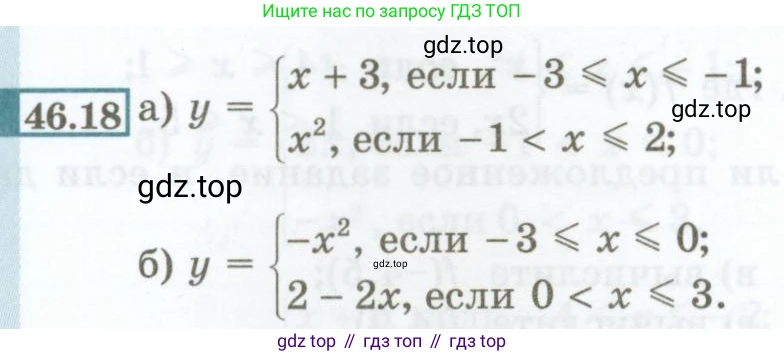ГДЗ Алгебра, 7 класс Учебник, авторы: Мордкович Александр Григорьевич, Александрова Лилия Александровна, Мишустина Татьяна Николаевна, Тульчинская Елена Ефимовна, издательство Мнемозина, Москва, 2019, Часть 2, страница 203, номер 46.18, Условие