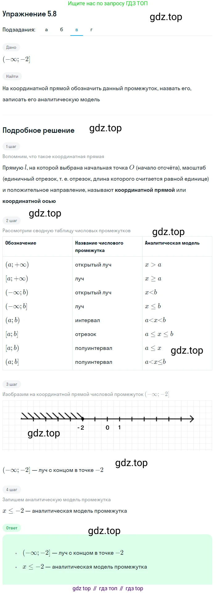 ГДЗ Алгебра, 7 класс Учебник, авторы: Мордкович Александр Григорьевич, Александрова Лилия Александровна, Мишустина Татьяна Николаевна, Тульчинская Елена Ефимовна, издательство Мнемозина, Москва, 2019, Часть 2, страница 28, номер 5.8, Решение 1 (продолжение 3)