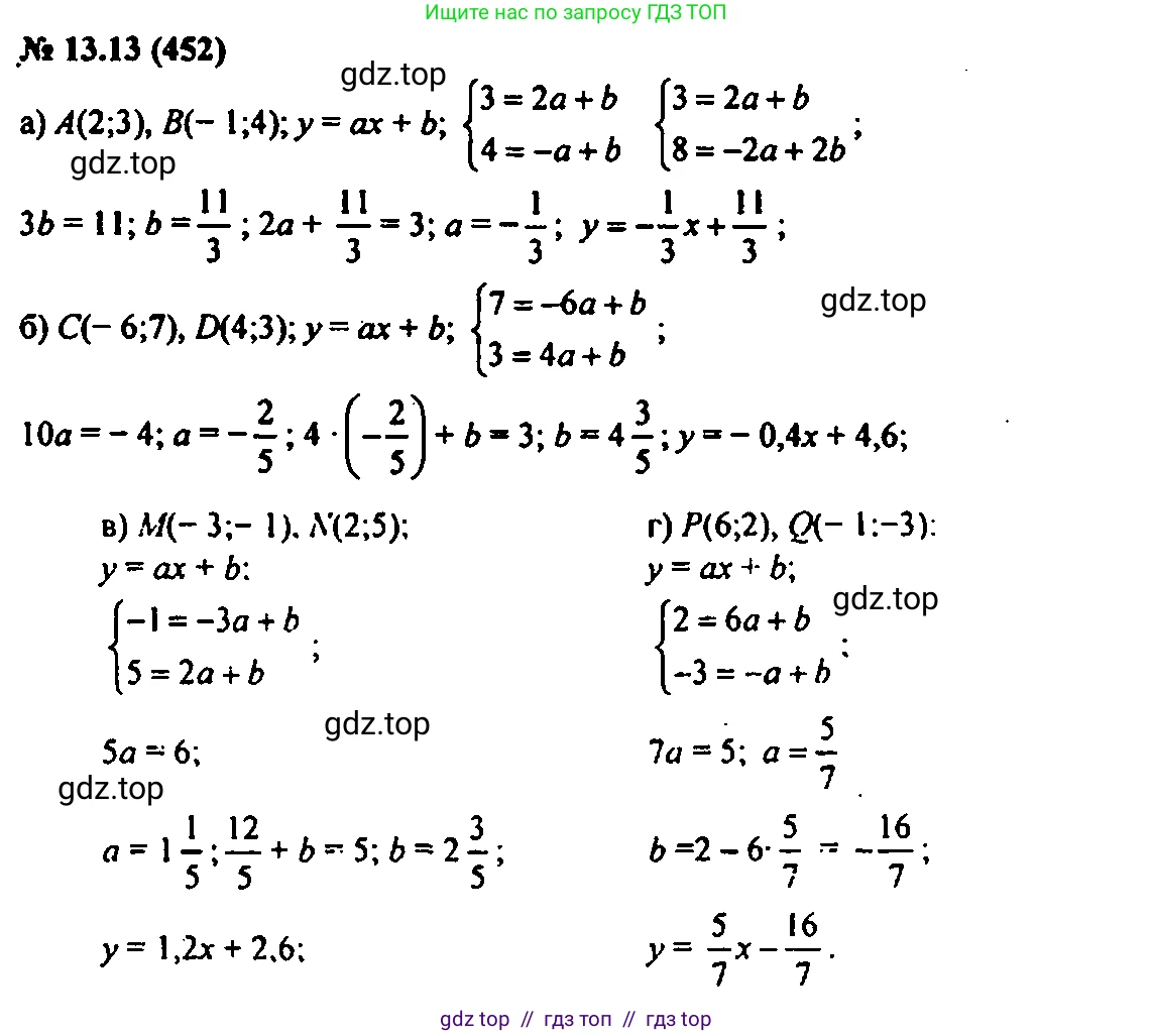 Алгебра, 7 класс Учебник, авторы: Мордкович Александр Григорьевич, Александрова Лилия Александровна, Мишустина Татьяна Николаевна, Тульчинская Елена Ефимовна, издательство Мнемозина, Москва, 2019, Часть 2, страница 77, номер 15.13, Решение 2