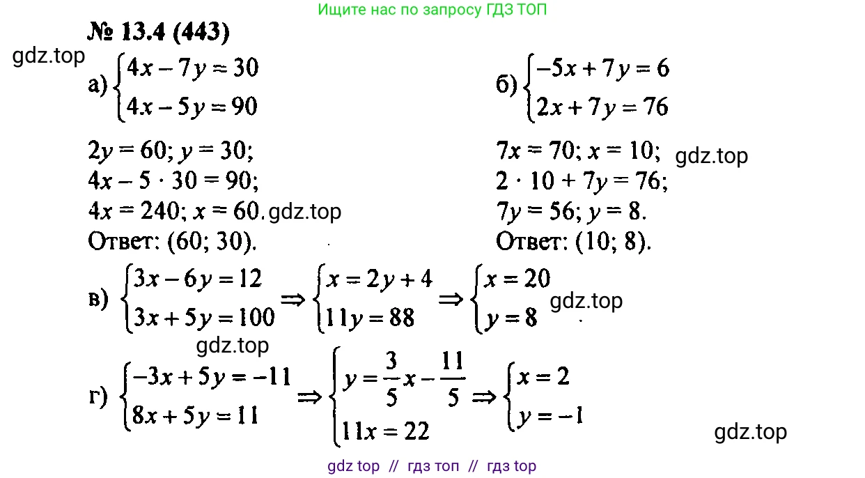 Алгебра, 7 класс Учебник, авторы: Мордкович Александр Григорьевич, Александрова Лилия Александровна, Мишустина Татьяна Николаевна, Тульчинская Елена Ефимовна, издательство Мнемозина, Москва, 2019, Часть 2, страница 76, номер 15.4, Решение 2