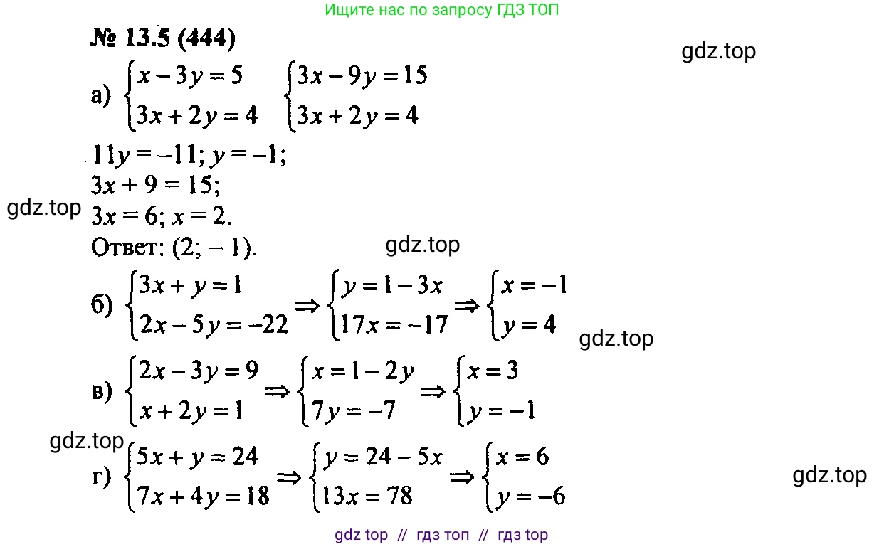 Алгебра, 7 класс Учебник, авторы: Мордкович Александр Григорьевич, Александрова Лилия Александровна, Мишустина Татьяна Николаевна, Тульчинская Елена Ефимовна, издательство Мнемозина, Москва, 2019, Часть 2, страница 76, номер 15.5, Решение 2
