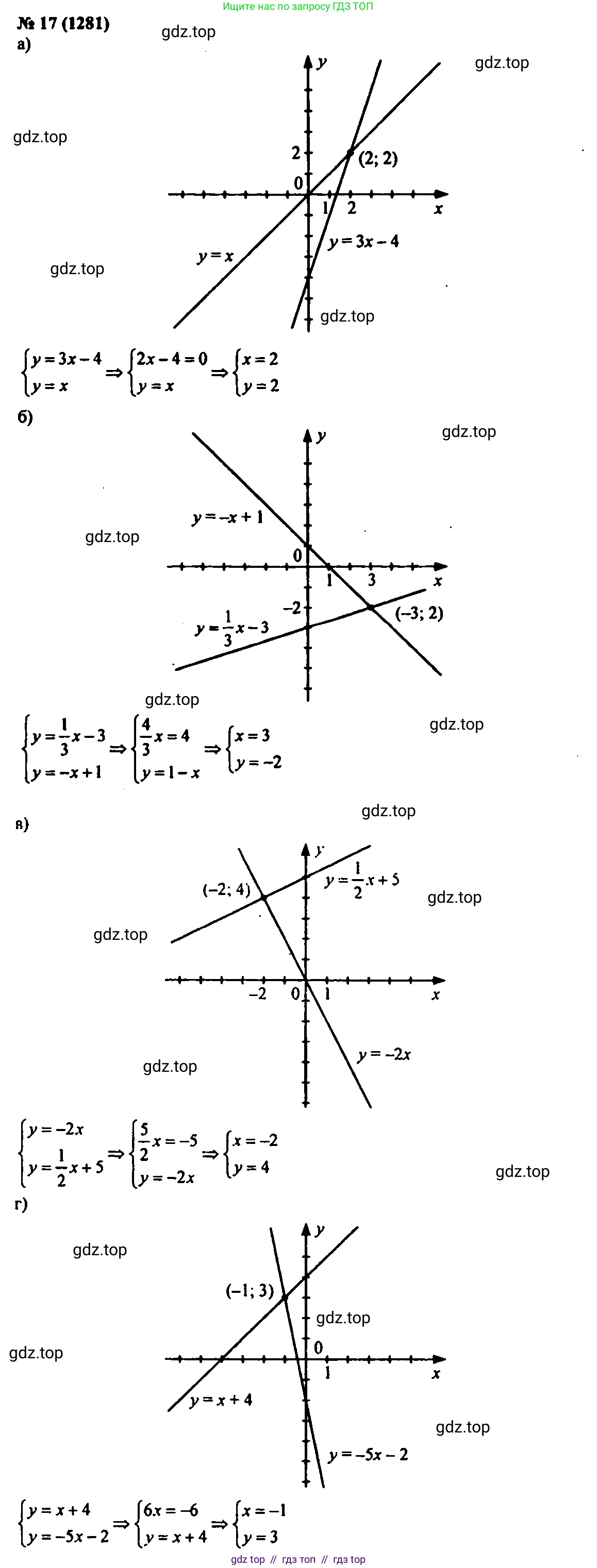 Алгебра, 7 класс Учебник, авторы: Мордкович Александр Григорьевич, Александрова Лилия Александровна, Мишустина Татьяна Николаевна, Тульчинская Елена Ефимовна, издательство Мнемозина, Москва, 2019, Часть 2, страница 219, номер 17, Решение 2