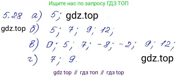 ГДЗ Алгебра, 7 класс Учебник, авторы: Мордкович Александр Григорьевич, Александрова Лилия Александровна, Мишустина Татьяна Николаевна, Тульчинская Елена Ефимовна, издательство Мнемозина, Москва, 2019, Часть 2, страница 30, номер 5.28, Решение 4