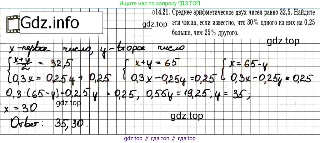 ГДЗ Алгебра, 7 класс Учебник, авторы: Мордкович Александр Григорьевич, Александрова Лилия Александровна, Мишустина Татьяна Николаевна, Тульчинская Елена Ефимовна, издательство Мнемозина, Москва, 2019, Часть 2, страница 82, номер 16.21, Решение 7