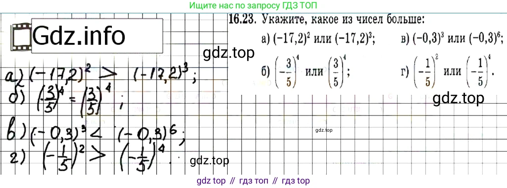 ГДЗ Алгебра, 7 класс Учебник, авторы: Мордкович Александр Григорьевич, Александрова Лилия Александровна, Мишустина Татьяна Николаевна, Тульчинская Елена Ефимовна, издательство Мнемозина, Москва, 2019, Часть 2, страница 97, номер 19.23, Решение 7