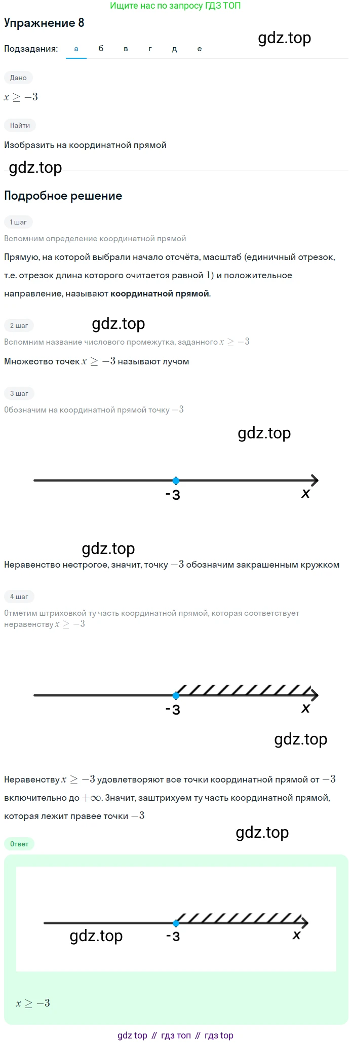 Алгебра, 7 класс рабочая тетрадь, авторы: Ключникова Елена Михайловна, Комиссарова Ирина Владимировна, издательство Экзамен, Москва, 2017, белого цвета, страница 17, номер 8, Решение 1