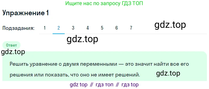 ГДЗ Алгебра, 7 класс рабочая тетрадь, авторы: Мерзляк Аркадий Григорьевич, Полонский Виталий Борисович, Якир Михаил Семёнович, издательство Просвещение, Москва, 2018, страница 28, номер 1, Решение 1 (продолжение 2)