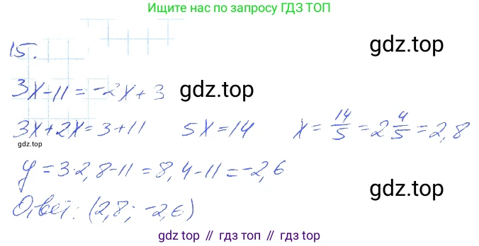 ГДЗ Алгебра, 7 класс рабочая тетрадь, авторы: Мерзляк Аркадий Григорьевич, Полонский Виталий Борисович, Якир Михаил Семёнович, издательство Просвещение, Москва, 2018, страница 24, номер 15, Решение 2