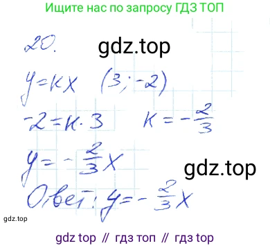 ГДЗ Алгебра, 7 класс рабочая тетрадь, авторы: Мерзляк Аркадий Григорьевич, Полонский Виталий Борисович, Якир Михаил Семёнович, издательство Просвещение, Москва, 2018, страница 43, номер 20, Решение 2