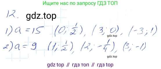 ГДЗ Алгебра, 7 класс рабочая тетрадь, авторы: Мерзляк Аркадий Григорьевич, Полонский Виталий Борисович, Якир Михаил Семёнович, издательство Просвещение, Москва, 2018, страница 51, номер 12, Решение 2