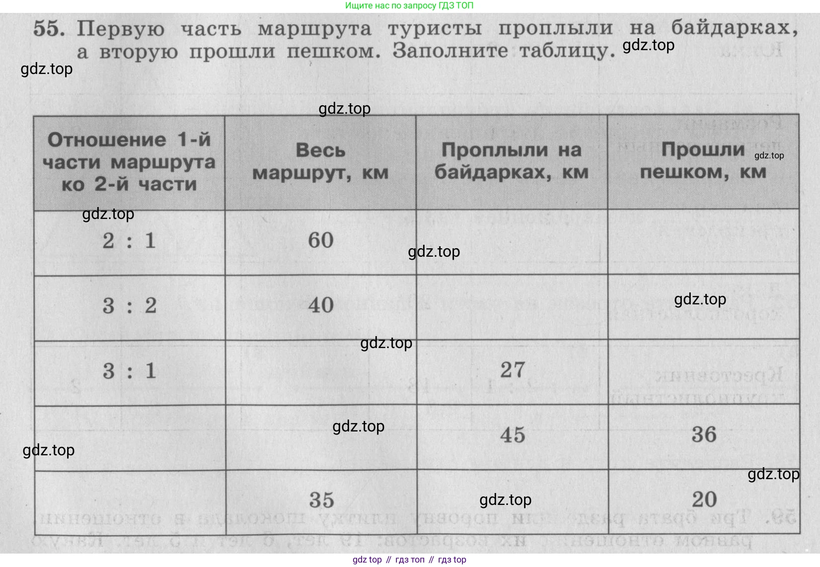 ГДЗ Алгебра, 7 класс рабочая тетрадь, авторы: Минаева Светлана Станиславовна, Рослова Лариса Олеговна, издательство Просвещение, Москва, 2018 - 2022, голубого цвета, страница 26, номер 55, Условие