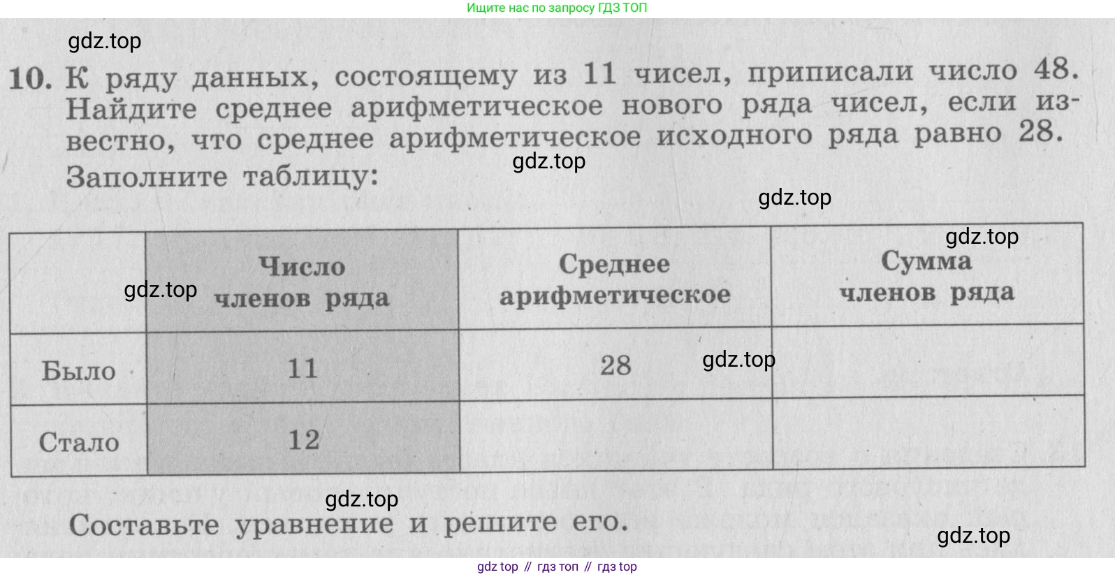 ГДЗ Алгебра, 7 класс рабочая тетрадь, авторы: Миндюк Нора Григорьевна, Шлыкова Инга Соломоновна, издательство Просвещение, Москва, 2017 - 2022, белого цвета, Часть 1, страница 41, номер 10, Условие