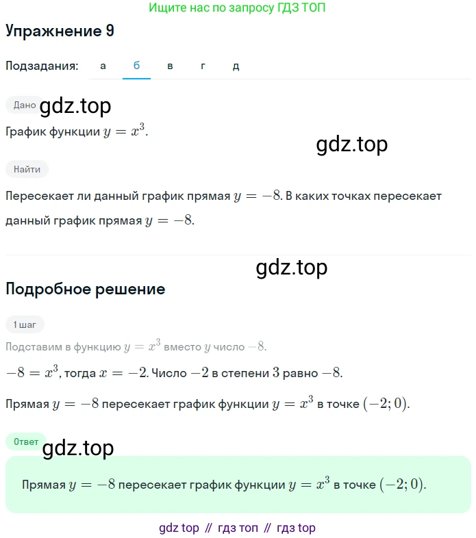 ГДЗ Алгебра, 7 класс рабочая тетрадь, авторы: Миндюк Нора Григорьевна, Шлыкова Инга Соломоновна, издательство Просвещение, Москва, 2017 - 2022, белого цвета, Часть 1, страница 93, номер 9, Решение (продолжение 2)