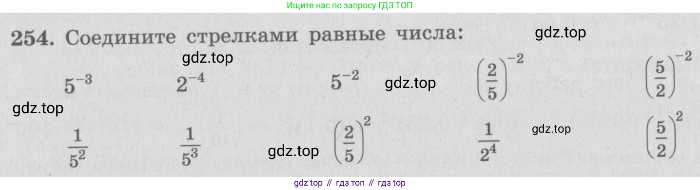 ГДЗ Алгебра, 7 класс рабочая тетрадь, автор: Потапов Михаил Константинович, издательство Просвещение, Москва, 2018, Часть 2, страница 21, номер 254, Условие