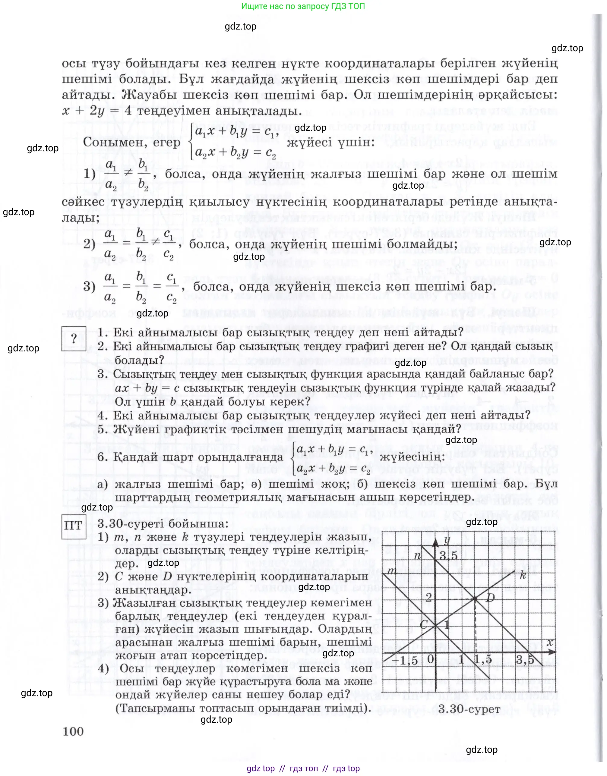 Условие (КЗ)