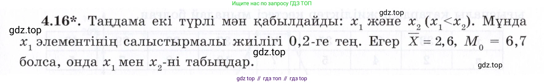 ГДЗ Алгебра, 7 класс Учебник, авторы: Шыныбеков Абдухали Насырович, Шыныбеков Данияр Абдухалиевич, издательство Атамұра, Алматы, 2017, зелёного цвета, страница 126, номер 4.16, Условие (КЗ)