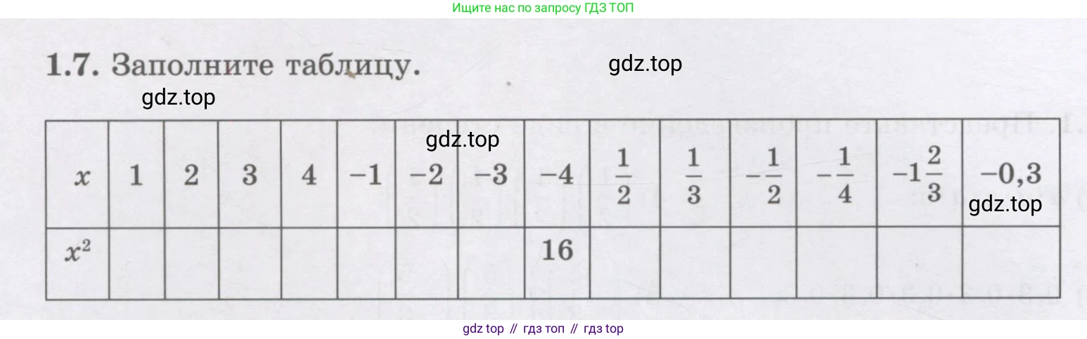 ГДЗ Алгебра, 7 класс Учебник, авторы: Шыныбеков Абдухали Насырович, Шыныбеков Данияр Абдухалиевич, издательство Атамұра, Алматы, 2017, зелёного цвета, страница 14, номер 1.7, Условие (рус)