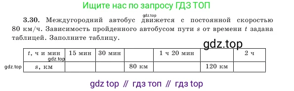 Алгебра, 7 класс Учебник, авторы: Шыныбеков Абдухали Насырович, Шыныбеков Данияр Абдухалиевич, Амалбекова Лунара Еркиновна, издательство Атамұра, Алматы, 2025, голубого цвета, страница 85, номер 3.30, Условие