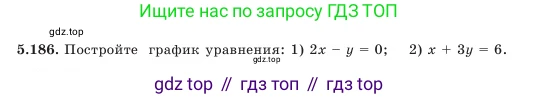 Алгебра, 7 класс Учебник, авторы: Шыныбеков Абдухали Насырович, Шыныбеков Данияр Абдухалиевич, Амалбекова Лунара Еркиновна, издательство Атамұра, Алматы, 2025, голубого цвета, страница 167, номер 5.186, Условие
