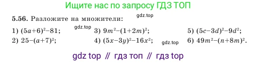 Алгебра, 7 класс Учебник, авторы: Шыныбеков Абдухали Насырович, Шыныбеков Данияр Абдухалиевич, Амалбекова Лунара Еркиновна, издательство Атамұра, Алматы, 2025, голубого цвета, страница 146, номер 5.56, Условие