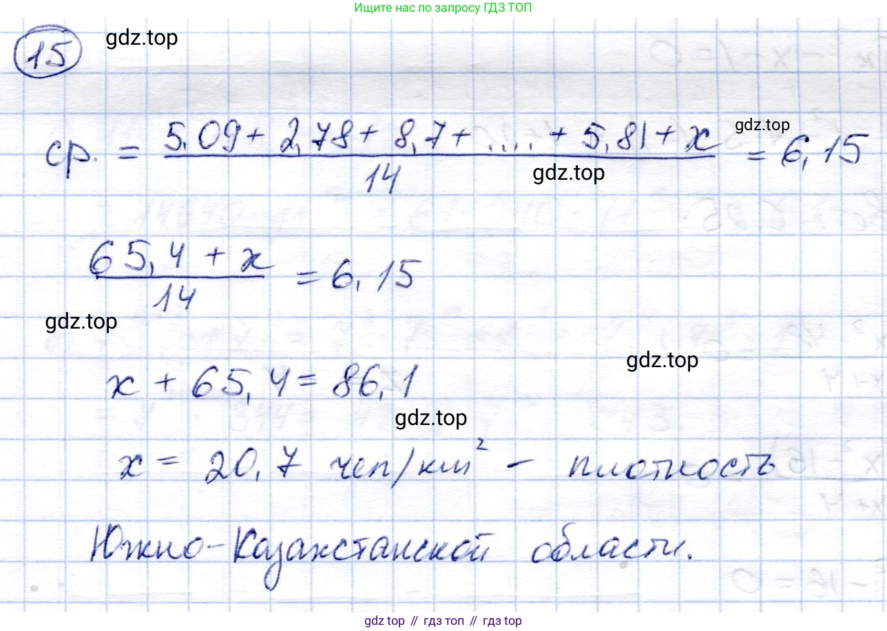 ГДЗ Алгебра, 8 класс Учебник, авторы: Солтан Генадий Николаевич, Солтан Алла Евгеньевна, Жумадилова Аманбала Жумадиловна, издательство Кокшетау, Алматы, 2018, страница 12, номер 15, Решение