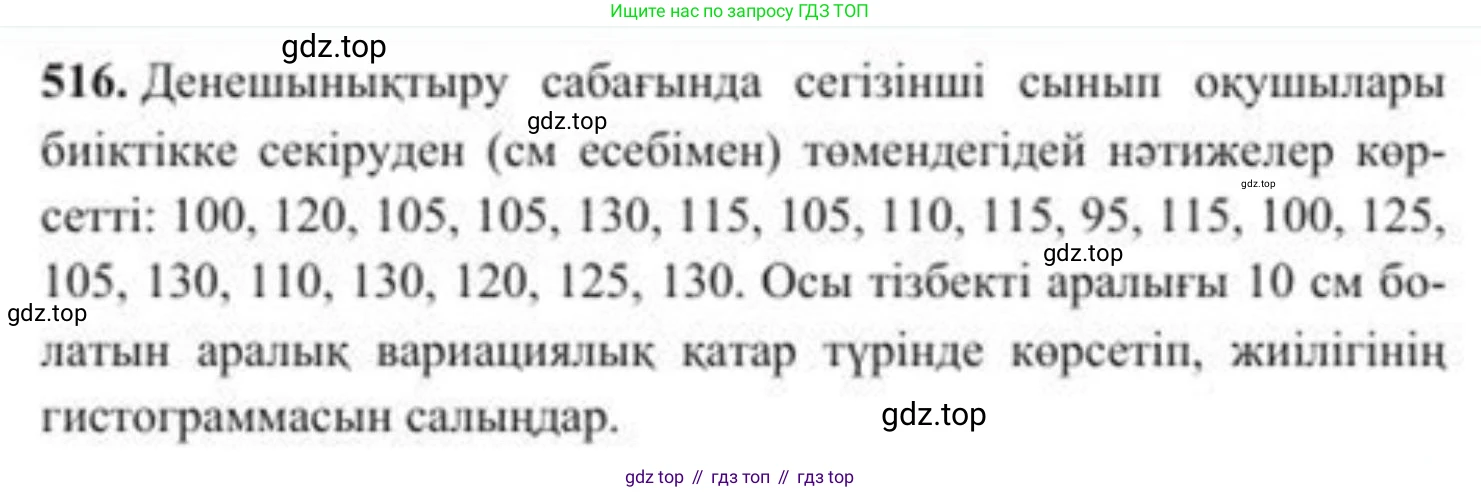 ГДЗ Алгебра, 8 класс Учебник, авторы: Солтан Генадий Николаевич, Солтан Алла Евгеньевна, Жумадилова Аманбала Жумадиловна, издательство Кокшетау, Алматы, 2018, страница 146, номер 516, Условия КЗ