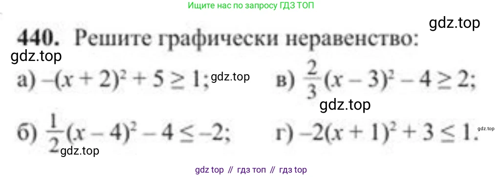 ГДЗ Алгебра, 8 класс Учебник, авторы: Солтан Генадий Николаевич, Солтан Алла Евгеньевна, Жумадилова Аманбала Жумадиловна, издательство Кокшетау, Алматы, 2018, страница 122, номер 440, Условие РУС