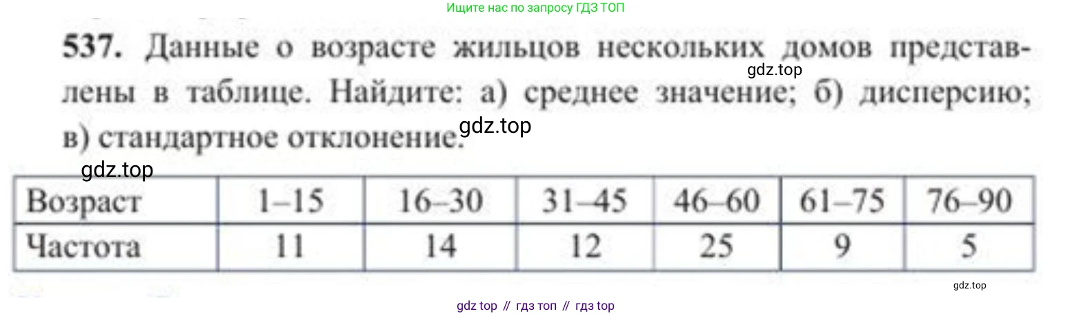 ГДЗ Алгебра, 8 класс Учебник, авторы: Солтан Генадий Николаевич, Солтан Алла Евгеньевна, Жумадилова Аманбала Жумадиловна, издательство Кокшетау, Алматы, 2018, страница 155, номер 537, Условие РУС