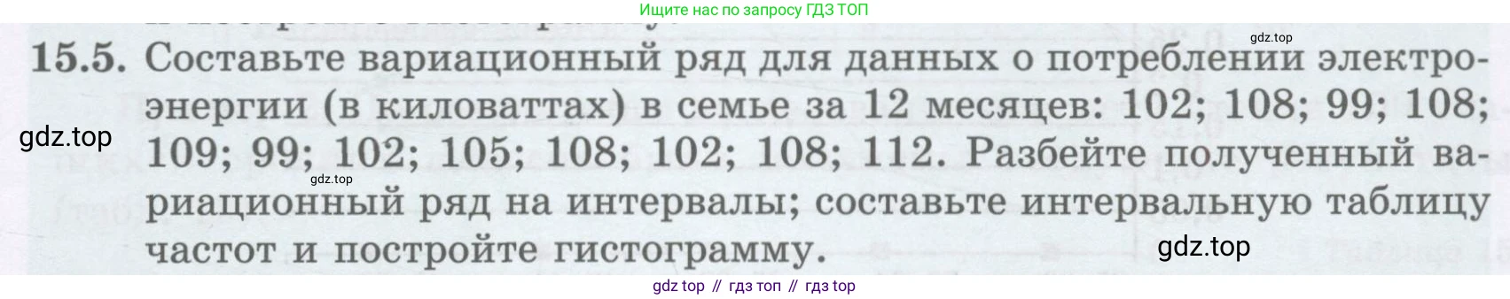 ГДЗ Алгебра, 8 класс Учебник, авторы: Абылкасымова Алма Есимбековна, Кучер Татьяна Павловна, Корчевский Владимир Евгеньевич, Жумагулова Зауре Абдыкеновна, издательство Мектеп, Алматы, 2018, страница 129, номер 15.5, Условие