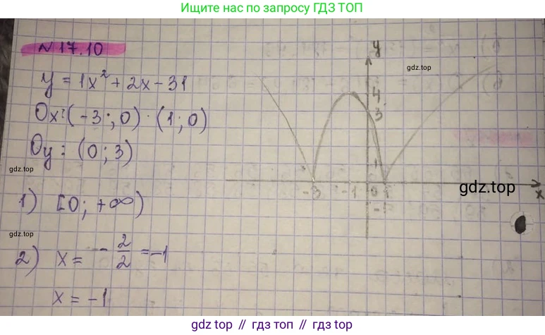 ГДЗ Алгебра, 8 класс Учебник, авторы: Абылкасымова Алма Есимбековна, Кучер Татьяна Павловна, Корчевский Владимир Евгеньевич, Жумагулова Зауре Абдыкеновна, издательство Мектеп, Алматы, 2018, страница 141, номер 17.10, Решение
