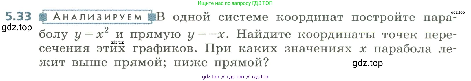 Алгебра, 8 класс Учебник, авторы: Дорофеев Георгий Владимирович, Суворова Светлана Борисовна, Бунимович Евгений Абрамович, Кузнецова Людмила Викторовна, Минаева Светлана Станиславовна, Рослова Лариса Олеговна, издательство Просвещение, Москва, 2023, белого цвета, страница 227, номер 5.33, Условие