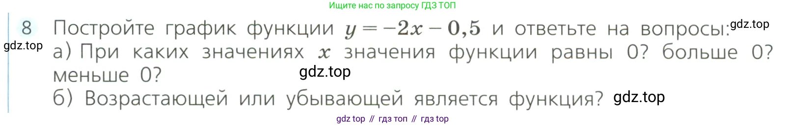 Алгебра, 8 класс Учебник, авторы: Дорофеев Георгий Владимирович, Суворова Светлана Борисовна, Бунимович Евгений Абрамович, Кузнецова Людмила Викторовна, Минаева Светлана Станиславовна, Рослова Лариса Олеговна, издательство Просвещение, Москва, 2023, белого цвета, страница 245, номер 8, Условие