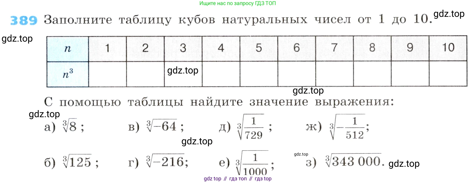ГДЗ Алгебра, 8 класс Учебник, авторы: Дорофеев Георгий Владимирович, Суворова Светлана Борисовна, Бунимович Евгений Абрамович, Кузнецова Людмила Викторовна, Минаева Светлана Станиславовна, Рослова Лариса Олеговна, издательство Просвещение, Москва, 2019 - 2022, белого цвета, страница 107, номер 389, Условие
