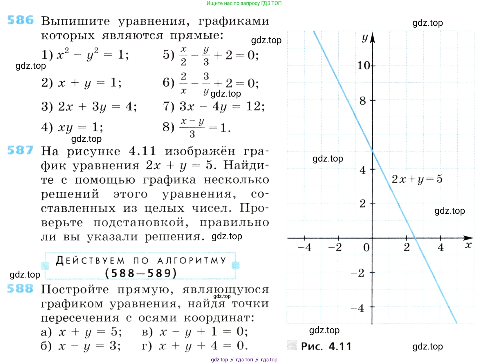 ГДЗ Алгебра, 8 класс Учебник, авторы: Дорофеев Георгий Владимирович, Суворова Светлана Борисовна, Бунимович Евгений Абрамович, Кузнецова Людмила Викторовна, Минаева Светлана Станиславовна, Рослова Лариса Олеговна, издательство Просвещение, Москва, 2019 - 2022, белого цвета, страница 177, номер 587, Условие