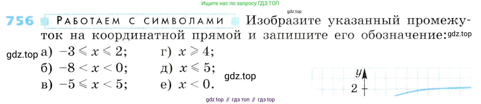 ГДЗ Алгебра, 8 класс Учебник, авторы: Дорофеев Георгий Владимирович, Суворова Светлана Борисовна, Бунимович Евгений Абрамович, Кузнецова Людмила Викторовна, Минаева Светлана Станиславовна, Рослова Лариса Олеговна, издательство Просвещение, Москва, 2019 - 2022, белого цвета, страница 245, номер 756, Условие